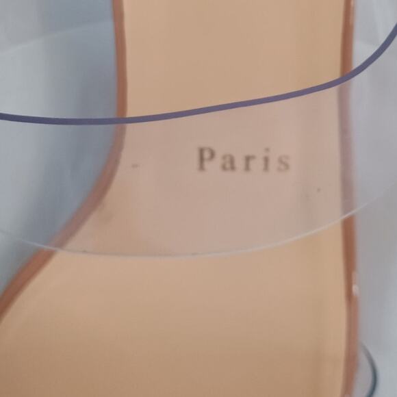 Christian Louboutin Just Nothing Blush Slide Sandals Size 39 (US 9) Pre‑Owned - Picture 12 of 16